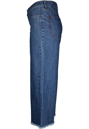 Damen denim culotte Urban Classics jean ample confortable hanches larges