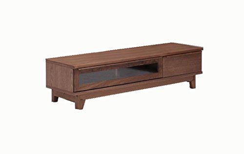 Amazon｜大川家具 岡製作所 テレビボード ソフィー 153cm幅 ブラウン