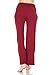 Leggings Depot Women's Fashion Pajama Lounge Pants with Pockets-PJ20-BURGUNDY-XL