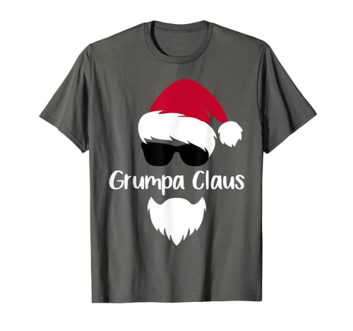 Hombre Grumpa Claus Navidad Santa Disfraz Regalo Familia Navidad Camiseta