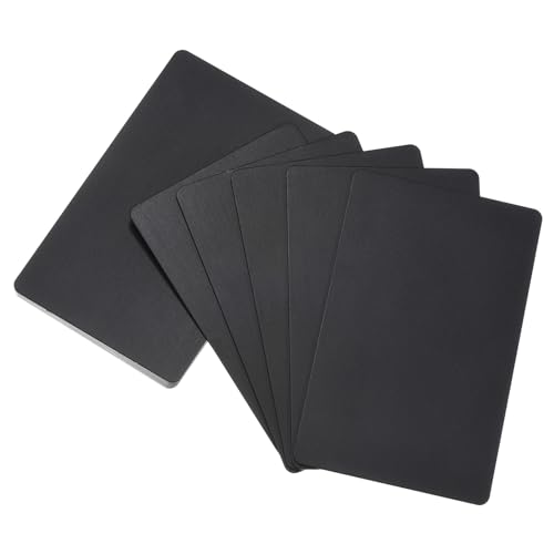 Cartes de visite en aluminium rigide 0.8 mm surface lisse anti rayures