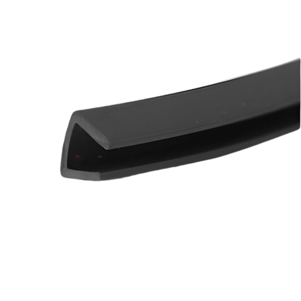 Loacea One Color U-Shaped Seal Strip Rubber Edge Trim Strip Black U Section Edging Sealing, Shield Enclosure Protector 1Pc(14Mm*12Mm*10Mm*5Meters)