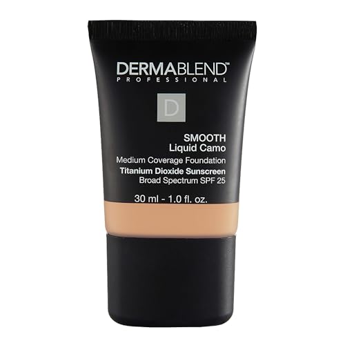 Dermablend Smooth Liquid Foundation with SPF 25, 30N Camel, 1 Fl. Oz.