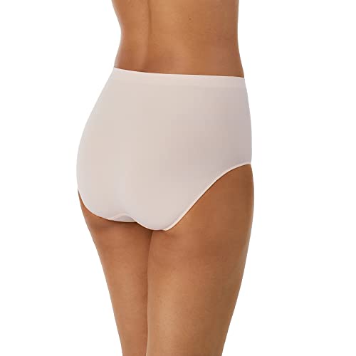 ELLEN TRACY Women’s Full Brief Panties Breathable Seamless Underwear 4-Pack Multipack (Regular & Plus Size)2