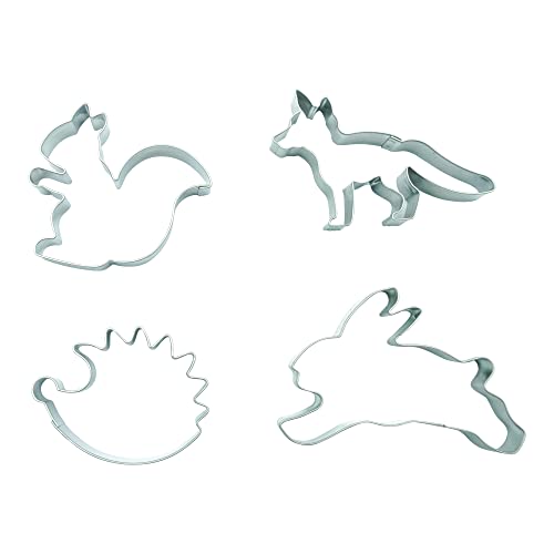 BekkiB 530484-4er Set 'Waldtiere' - Ausstechformen Fuchs,...