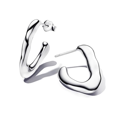 Pandora Essence Pendientes de aro de plata de ley