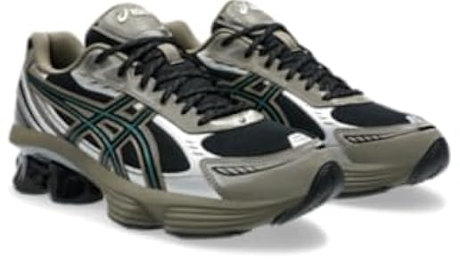 ASICS Unisex Gel-Kinetic Fluent Shoes, 5, Black/Dark Taupe