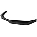 IKON MOTORSPORTS, Front Bumper Lip Compatible with 2016-2018 Chevy Camaro LT and RS Model Only, ZL1 Style Unpainted Raw Material Black PP Front Lip Finisher Under Chin Spoiler Add On