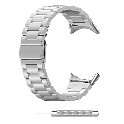 Correa metálica compatible para Google Pixel Watch 41 mm miniatura 6