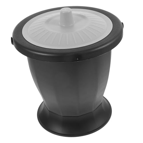 CIMAXIC 丈夫なプラスチック製小便器 ポータブル尿ポット ベッドサイド用 ハンドル付き 高齢妊婦用