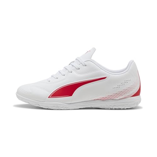 Puma Vitoria II IT Fußballschuh für Herren, Weiß Rot, Größe 47, Puma White Puma Red, 47 EU – Ansicht 3