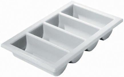 New cutlery tray/box full size 13" x 21" grey.