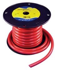14 Gauge 14AWG RED 100' Spool Primary Marine Grade Boat Auto RV Electro Tinned Stranded Wire Rated for 600V ROHS Compliant USCG, DOT, ABYC, NMMA & UL1426