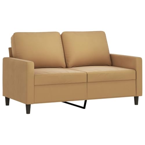 MOBCANT 4-TLG. Sofagarnitur mit Kissen Braun Samt Sofagarnitur Couchgarnitur Modulares Sofa Schlafsofa für Schlafzimmer Büro Hotel Wohnzimmer – Bild 6