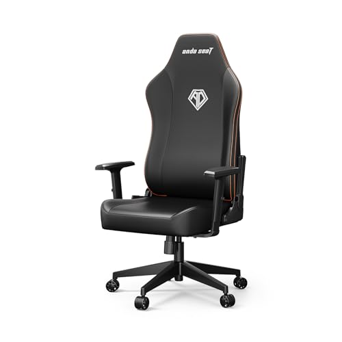 Anda Seat MANA Gaming Chair for Adults - Ergonomic Black Leather Game Chairs with Adjustable Armrest Comfortable Office Chair with Lumbar Support Heavy Duty Wide Computer Seat for Home & Work