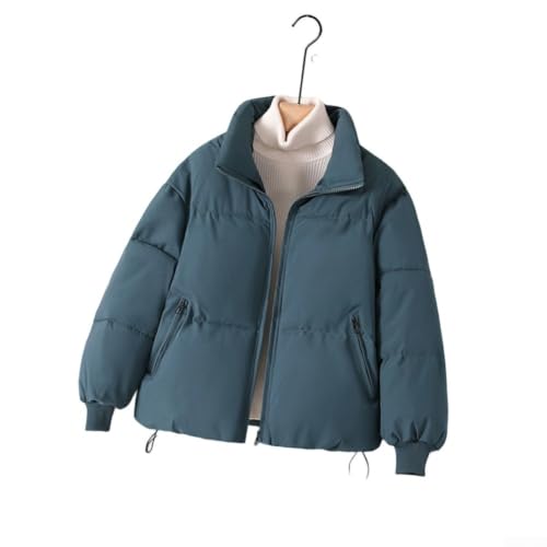 Parkas classiques en duvet de coton pour femme : vêtements de plein air chauds et noirs