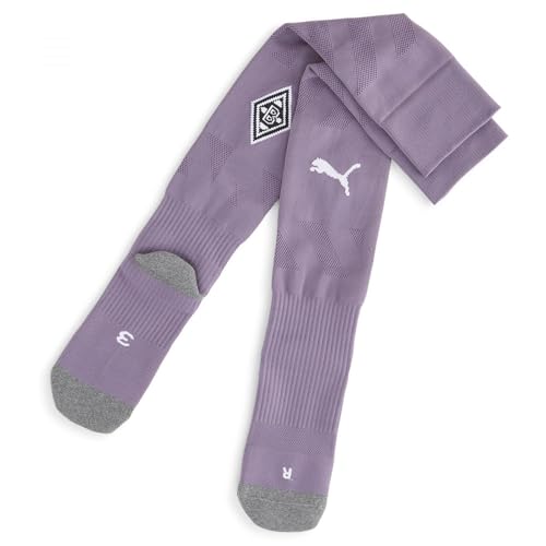 PUMA Borussia Mönchengladbach Stutzen Team GK Replica Socks 773342 Purple Charcoal-Ravish 35-38