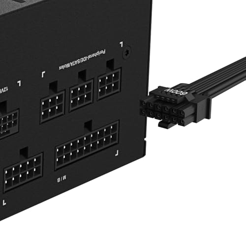 GIGABYTE UD850GM PG5 V2 Alimentatore – PCIe Gen 5.1, 80 PLUS Gold, Design completamente modulare, Ventola da 120 mm, Compatibile con ATX 3.1, Spina EU - Alimentatore - Immagine 7