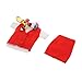 SM SunniMix 12 Pouces Nouveau-né poupées Adorable Robe de récréation hôtesse de l'air Costume Tenues vêtements poupées Accessoires - Rouge