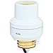 Westek 6603BC 150W 3-Level Touch Control Lamp Socket Dimmer, White