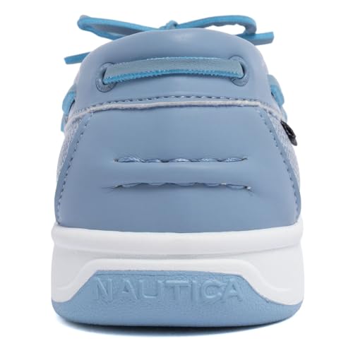 Image of Nautica Women's Casual Boat Shoes, Moc-Toe Loafers with Cushioned Insole, Deck Fashion Sneaker