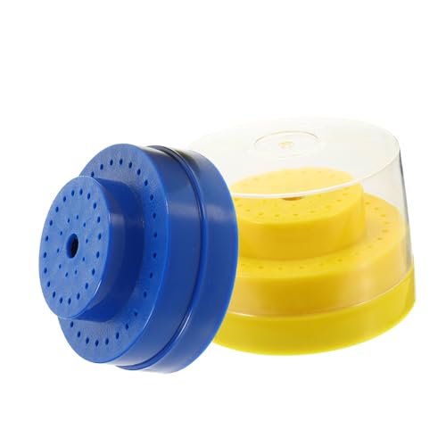 FRCOLOR 2個ネイルドリルビット収納ホルダー プラスチック製スタンドで整理 ディスプレイに便利 電動ドライバービット対応の簡単使用設計