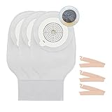 10 Pcs Colostomy Bags,Ostomy Supplies,One-Piece Drainable Pouches with Closure for Ostomy Ileostomy