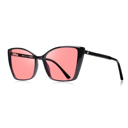 JFXQDR Women's Cat Eye Blue Light Blocking Glasses