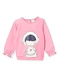 Sudadera rosa para bebé niña, de algodón y elastán para un mayor confort