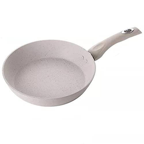 N/A Espesado antiadherente Pan frito Bistec Panqueque Huevo frito Sartenes Cocina Utensilios de cocina sin humo Aleación de aluminio Bandeja para hornear (color : A, Tamaño: 24 cm)