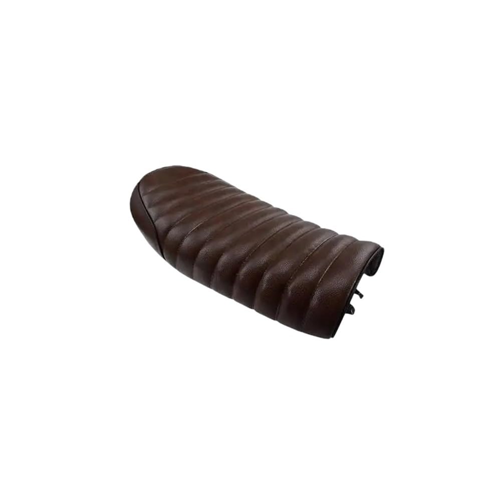 Asiento pasajero trasero en cuero PU premium y acabado retro para motos GS 7