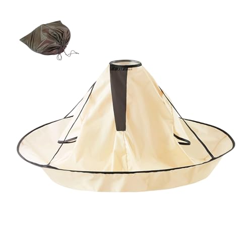 Generico Mantello Per Taglio Capelli - Mantelle Da Pieghevoli Riutilizzabili, Ombrello Da Parrucchiere Traspirante, Barbieri Con Collo Regolabile | Mantella Protettiva Compatta Per Lo Styling