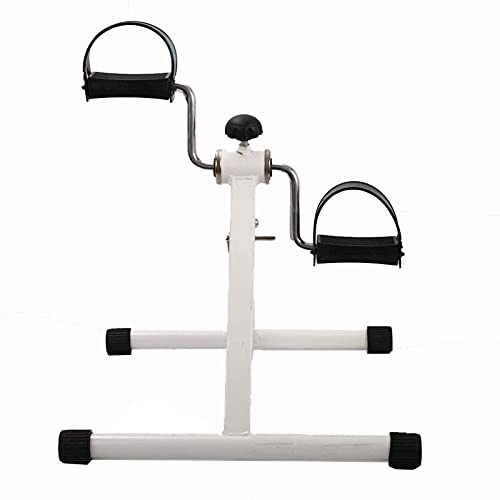 BICI PER ESERCIZI PER TERAPIA FISICA: pedali manuali o a pedale con cinturino regolabile, questo mini attrezzo ginnico per bici a pedali progettato specificamente per l'esercizio di braccia e gambe, offre esercizi delicati e a basso impatto per la parte superiore e inferiore del corpo per stimolare la circolazione sanguigna e migliorare la forza e la coordinazione muscolare; aiuta a migliorare la forma fisica generale.