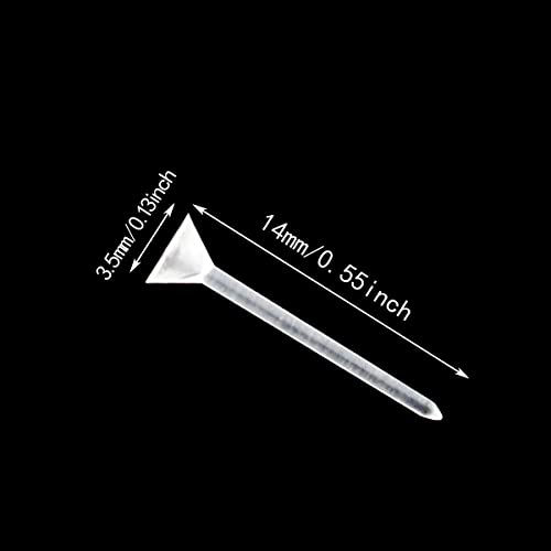 Itrolle PSFMFGML-14-300 300Pcs Mini Plastic Pin Stakes For Figurines Miniature Fairy Garden To Decorate Terrarium Bonsai Cactus Moss Landscape thumb #1