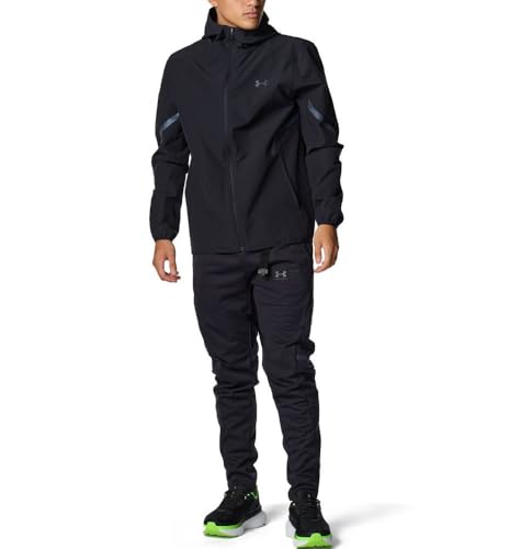ノーブランド品 ［上下セット］［メンズ・ユニセックス］ 上下セット アンダーアーマー メンズUAブラッシュドウーブン リフレクト ジャケット+パンツ 6007741-6007742
