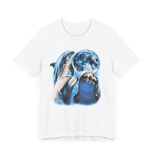 T-shirt Three Dolphins Moon idéal pour vos sorties d'été