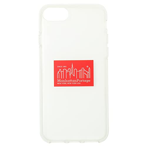 �}���n�b�^���|�[�e�[�W(Manhattan Portage) BOX LOGO Hybrid Case �N���A iPhone SE3/SE2/8/7 iPSE3-HYB-02-CR