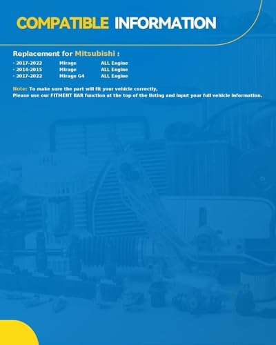 Image of PHILTOP NEW Air Conditioner AC Compressor with Clutch Replacement for Mitsubishi Mirage 2014-2015 2017-2022, Mitsubishi Mirage G4 2017-2022