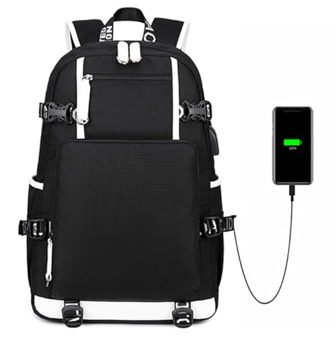 Anime Chainsaw Man Backpack Pochita Daypack Laptop Bag Student Bag School Bag with USB port 32