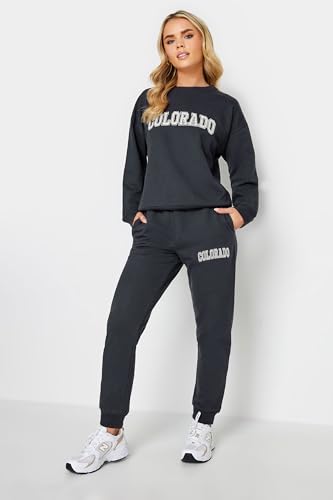 PixieGirl Petite Navy Blue 'Colorado' Slogan Sweatshirt Petite - Image 2