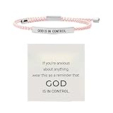 神は支配する インスピレーション ステンレススチールレタリング調節可能な編み込み ナース#0721