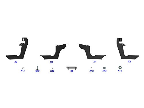 Estribos laterales estilo Blow Molding para Ford Ranger miniatura 4