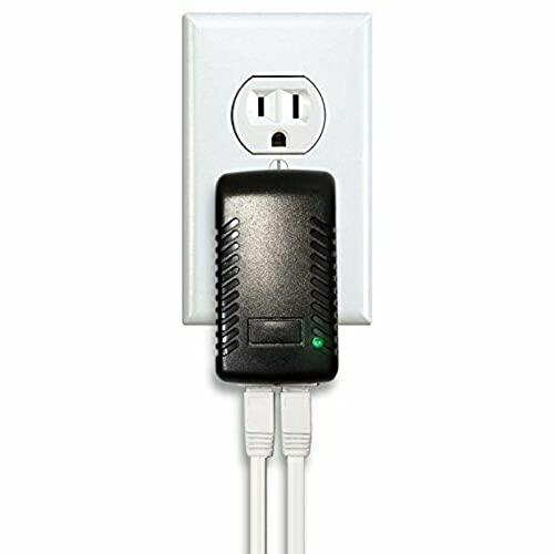 Inyector Passive PoE JacobsParts 48 V 0,5 A 24 W IEEE 802.3af para cámaras IP, teléfonos y puntos de acceso WLAN (paquete de 2 unidades) miniatura 7