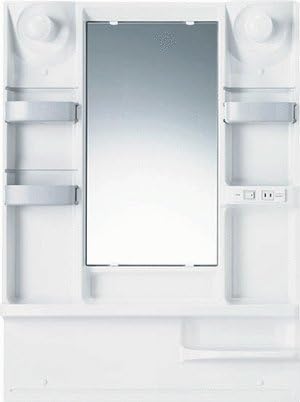 Amazon ノーリツ 洗面化粧台 シャンピーヌs ミラーキャビネット 間口750mm Lsm 7e 1面鏡 グレートレータイプ 化粧 棚 キャビネット