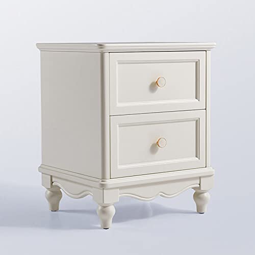 caihuashopping Mesa de Cabeceira Mesa de mesita de Noche Blanca Mini gabinete pequeño gabinete Gabinete de Almacenamiento Pies de Madera Dormitorio Master Dormitorio Mesa Auxiliar Mesita de Noche