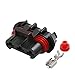 S-HENGereing Yige Store 1/5/10/20/50 / Set 3pin Delfi Impermeabile Buick Ford Blower Connector Auto Cooler Fan Maschio Femmina Cablaggio Presa 12124686 12124685 (Color : 3p Female, Package : 1 Set)