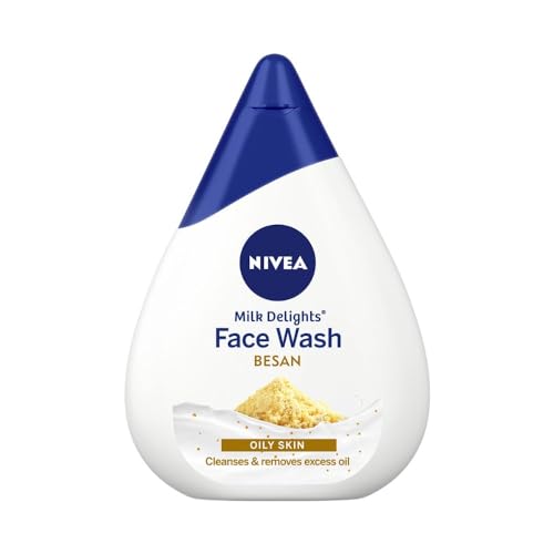 Nivea Women Face Wash For Oily Skin, Milk Delights Besan, 100 Ml