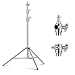 Produktbild NEEWER 102"/2,6m Edelstahl Lichtstativ, federgepolstertes, Robustes Fotografie Stativ mit 1/4" bis 3/8" Universal Schraubadapter für Blitz, LED Videoleuchte, Ringlicht, Monolight, Softbox