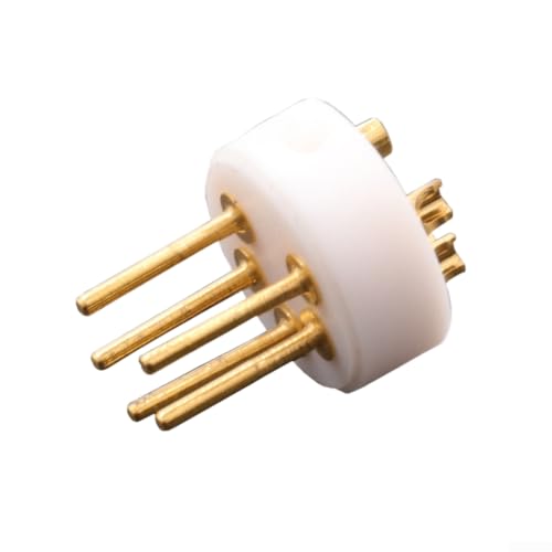Brazo de tono DIN de 5 polos para tocadiscos cable de audio analógico soldable blanco 2