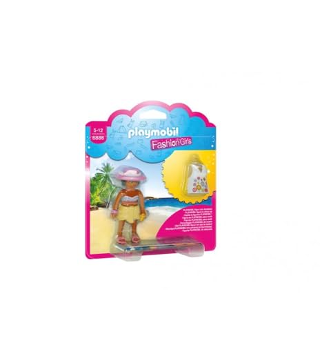 Playmobil - 6886 - Jeu - Fashion Girl Tenue de Plage Multicolore